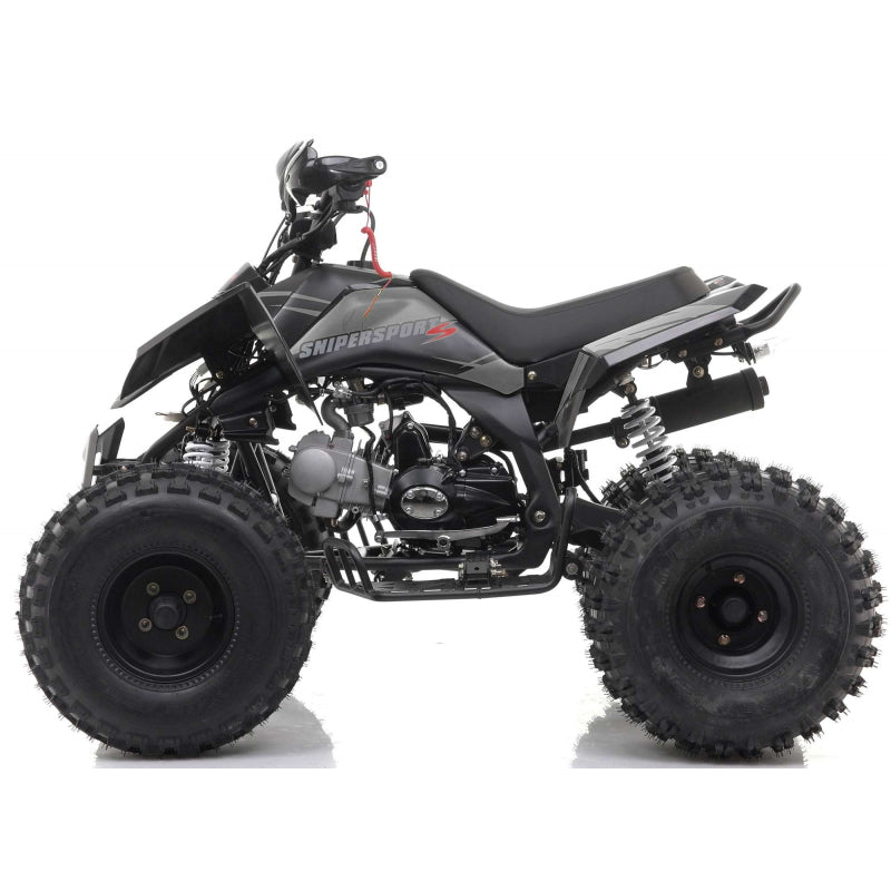 120cc Sniper Pro Quad Bike – Fully Automatic with Reverse Black
