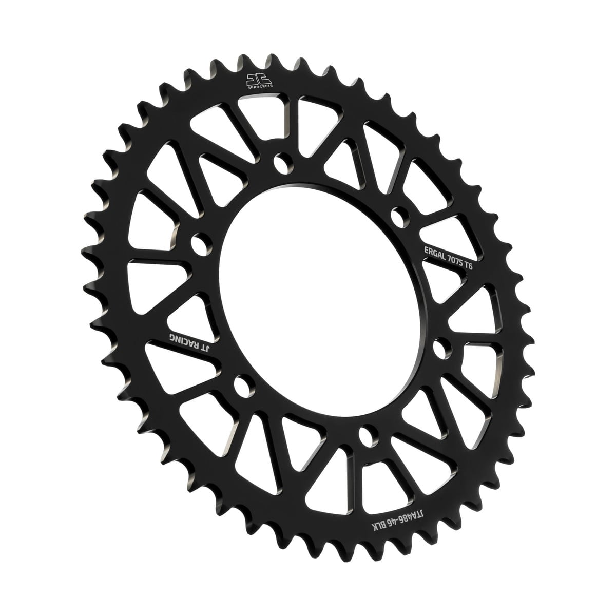 Rear Sprocket Alloy JTA486.46BLK, Honda Road Jt