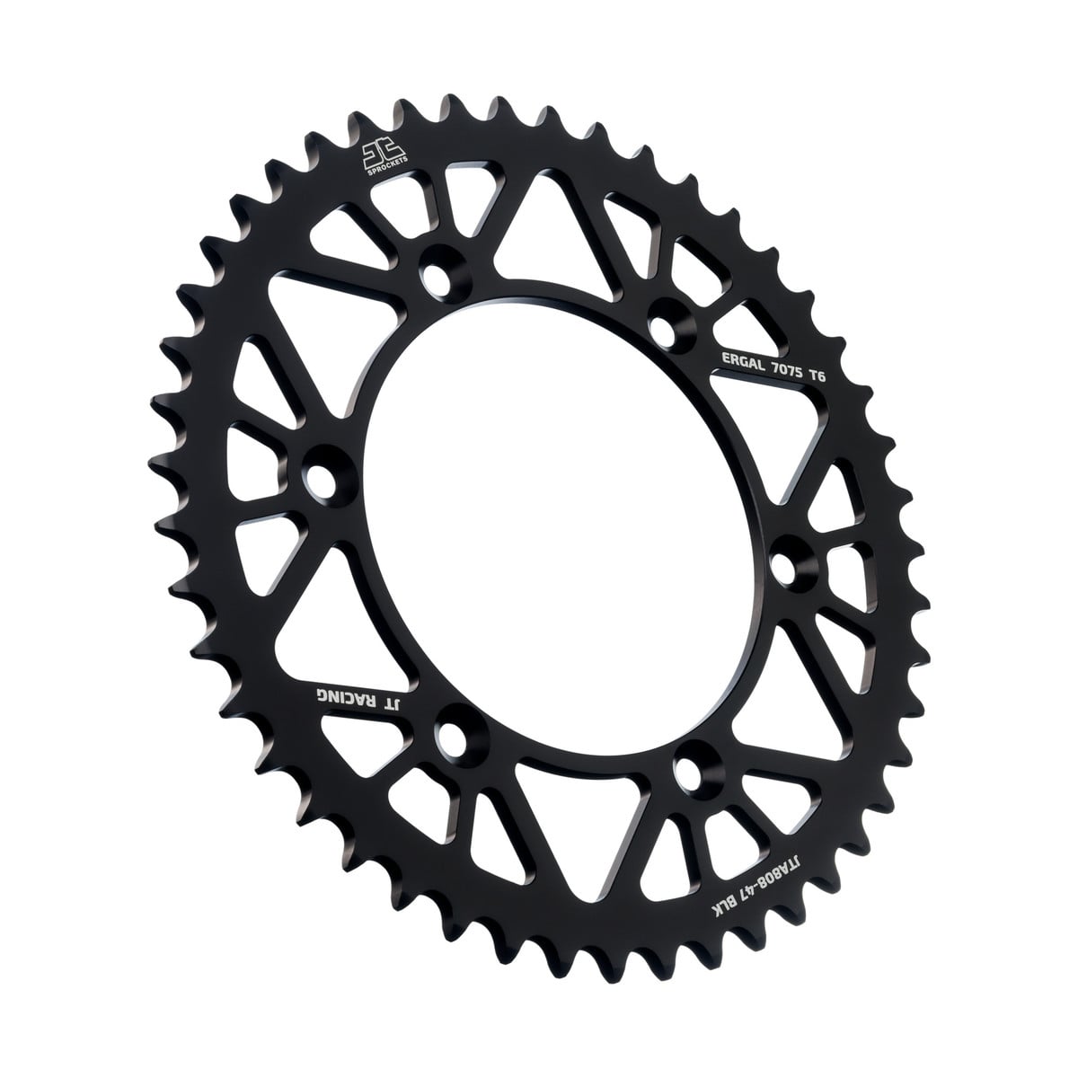 Rear Sprocket Alloy Black 808, JTA808.47BLK