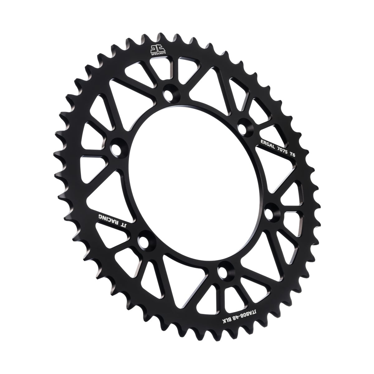 Rear Sprocket Alloy Black 808, JTA808.48BLK