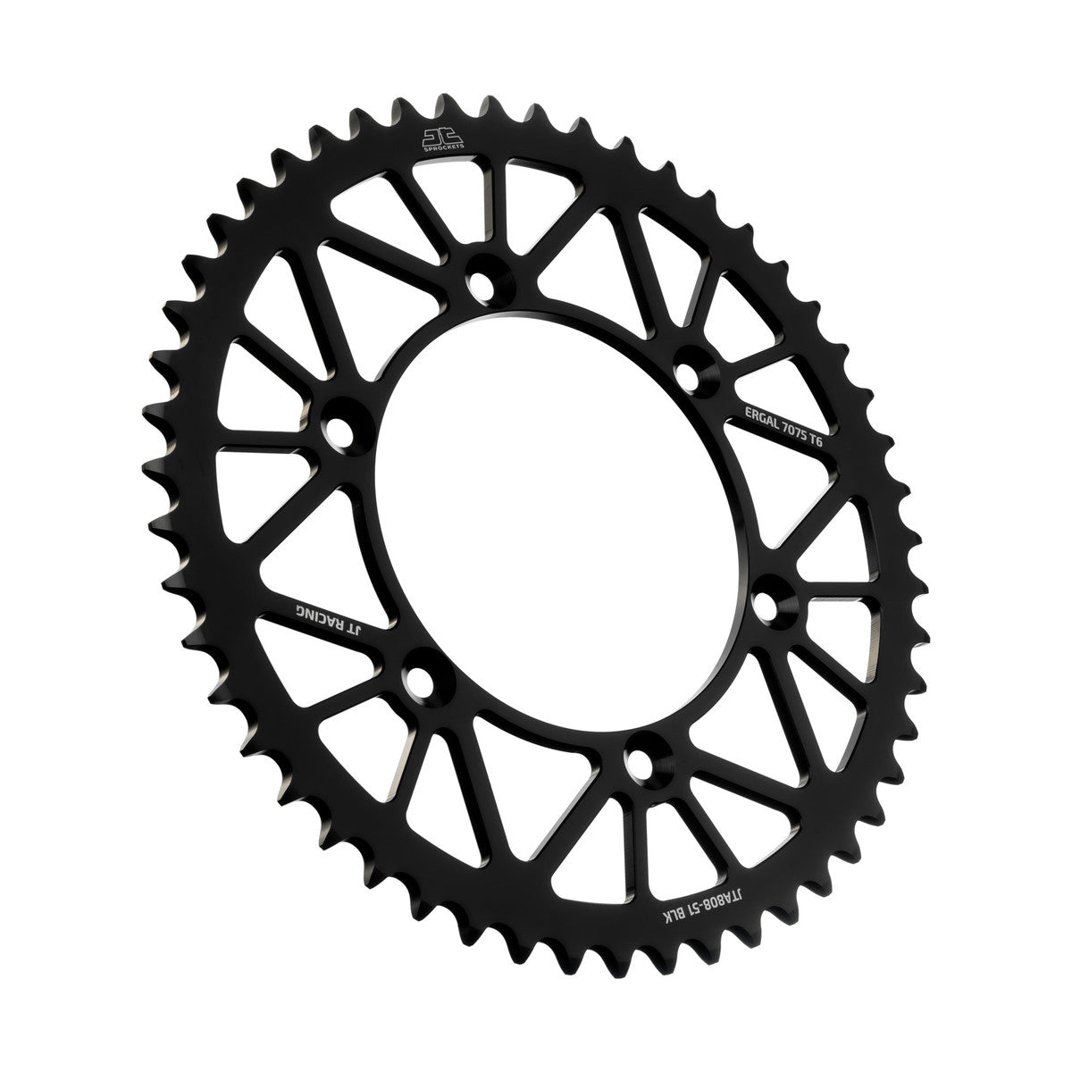 Rear Sprocket Alloy Black 808, JTA808.51BLK