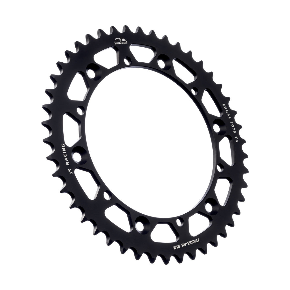 Rear Sprocket Alloy Black, JTA853.46BLK 7075-T6 Aluminium