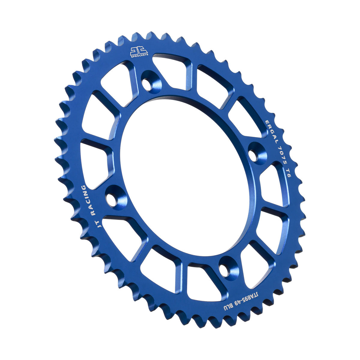 Rear Sprocket Alloy Blue 441, JTA895.49BLU 7075-T6 Aluminium