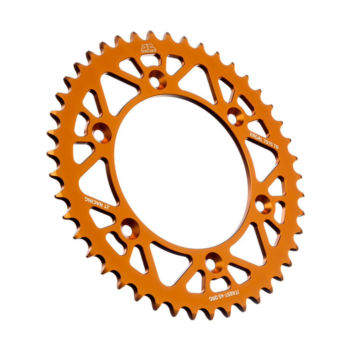 Rear Sprocket Alloy Orange, JTA897.45ORG