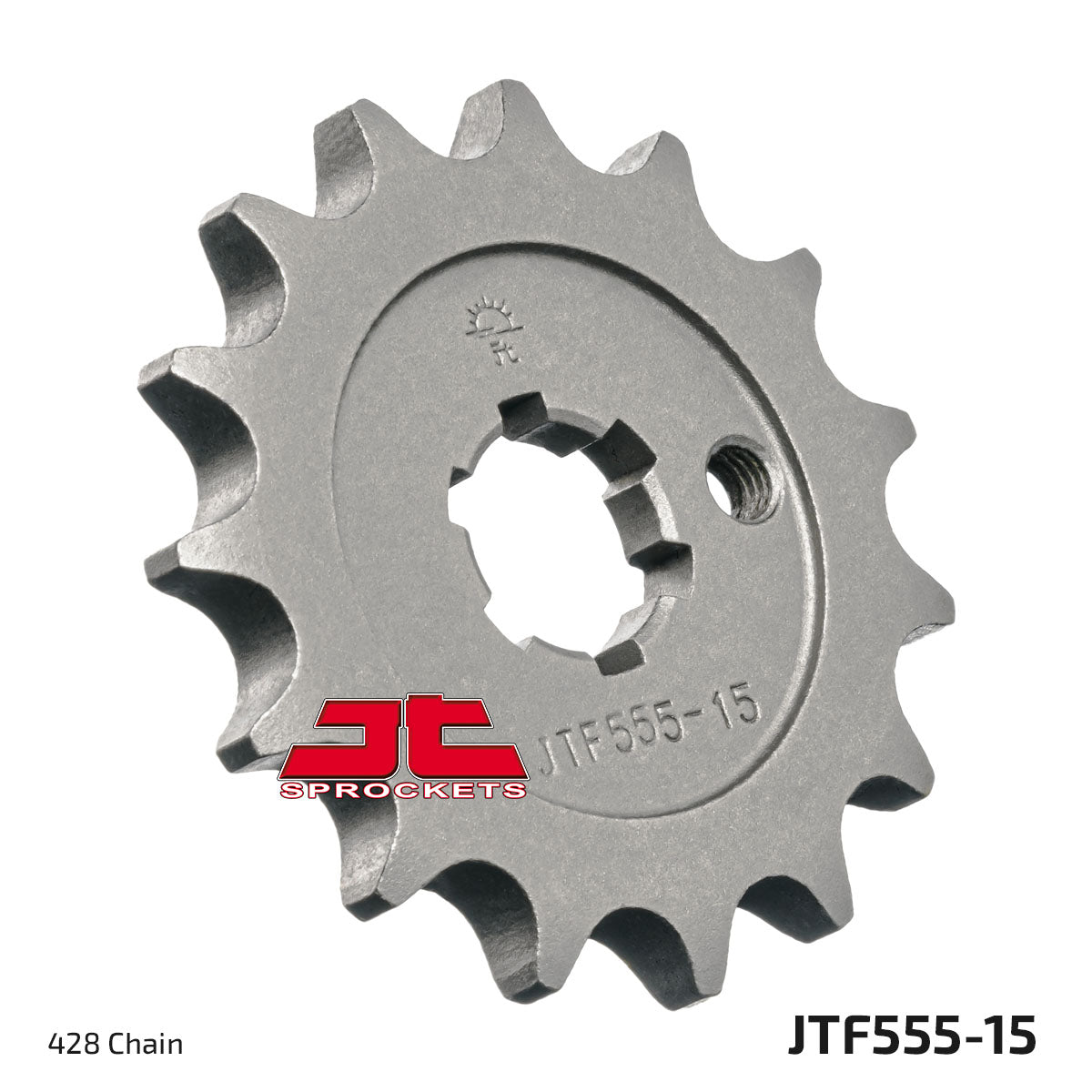 Front Sprocket JTF555.15 Jt, 428 Chain conversion