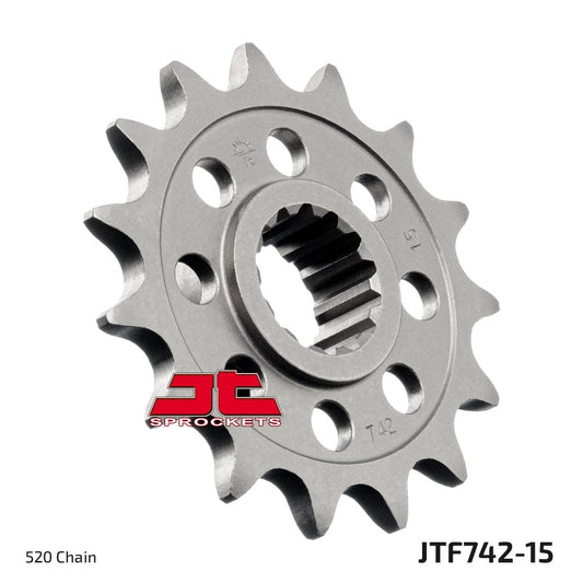 Front Sprocket JTF742.15 Jt, 520 Chain Conversion