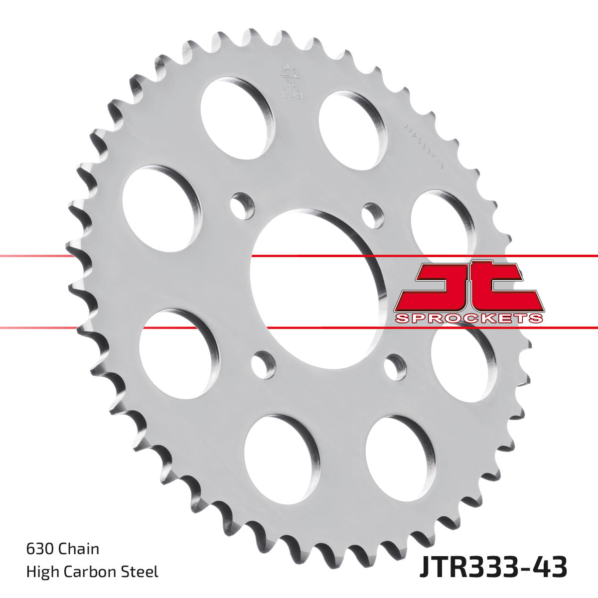 Rear Sprocket JTR333.43 Steel, Honda Road Jt