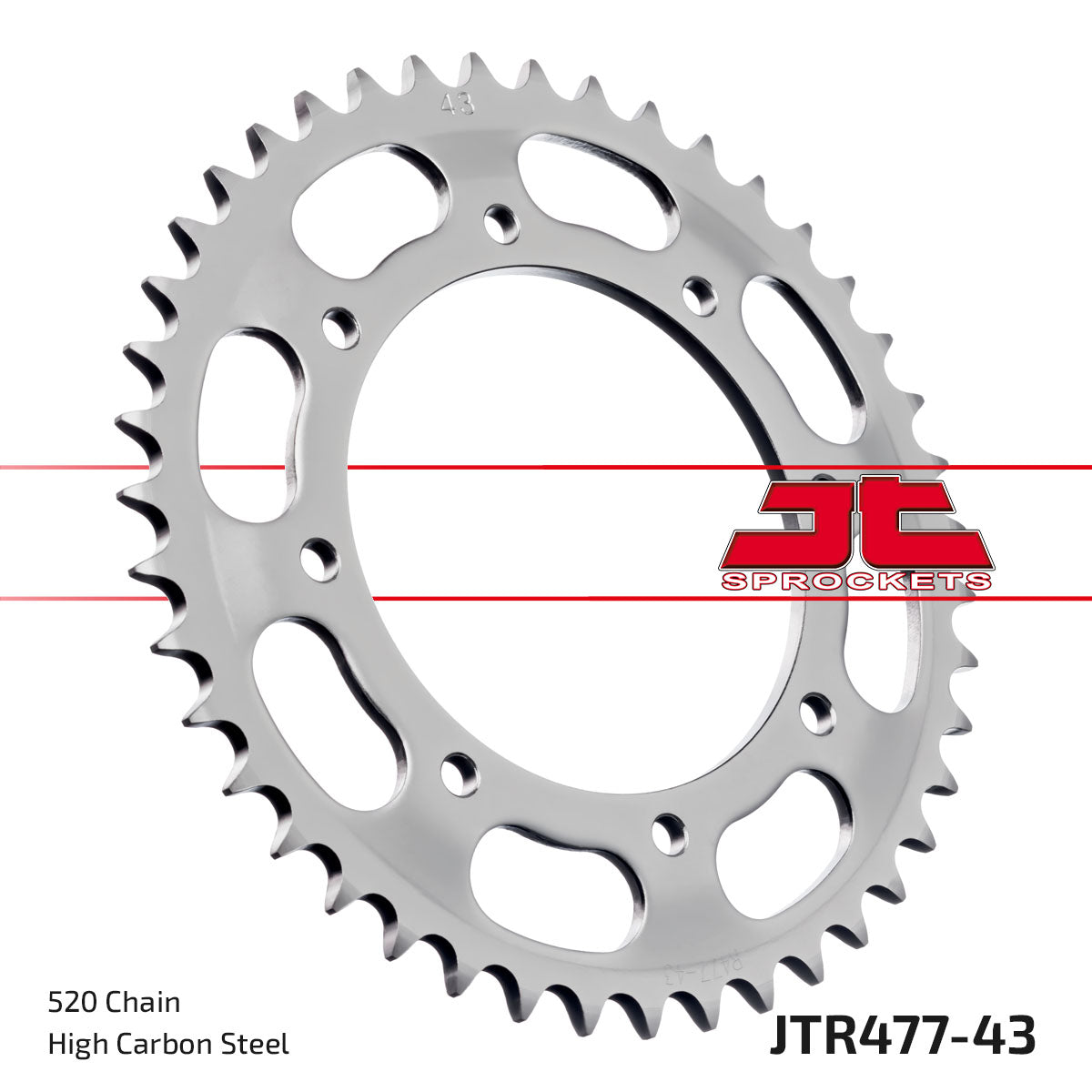 Rear Sprocket JTR477.43 Jt 520