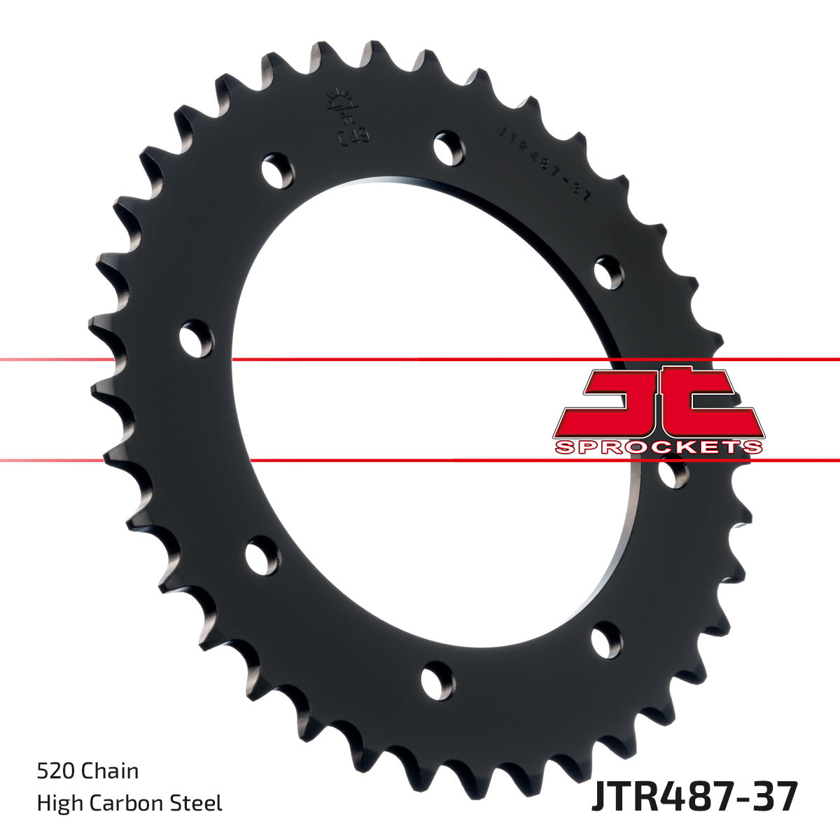 Rear Sprocket JTR487.37 Steel, Kawasaki Road Jt