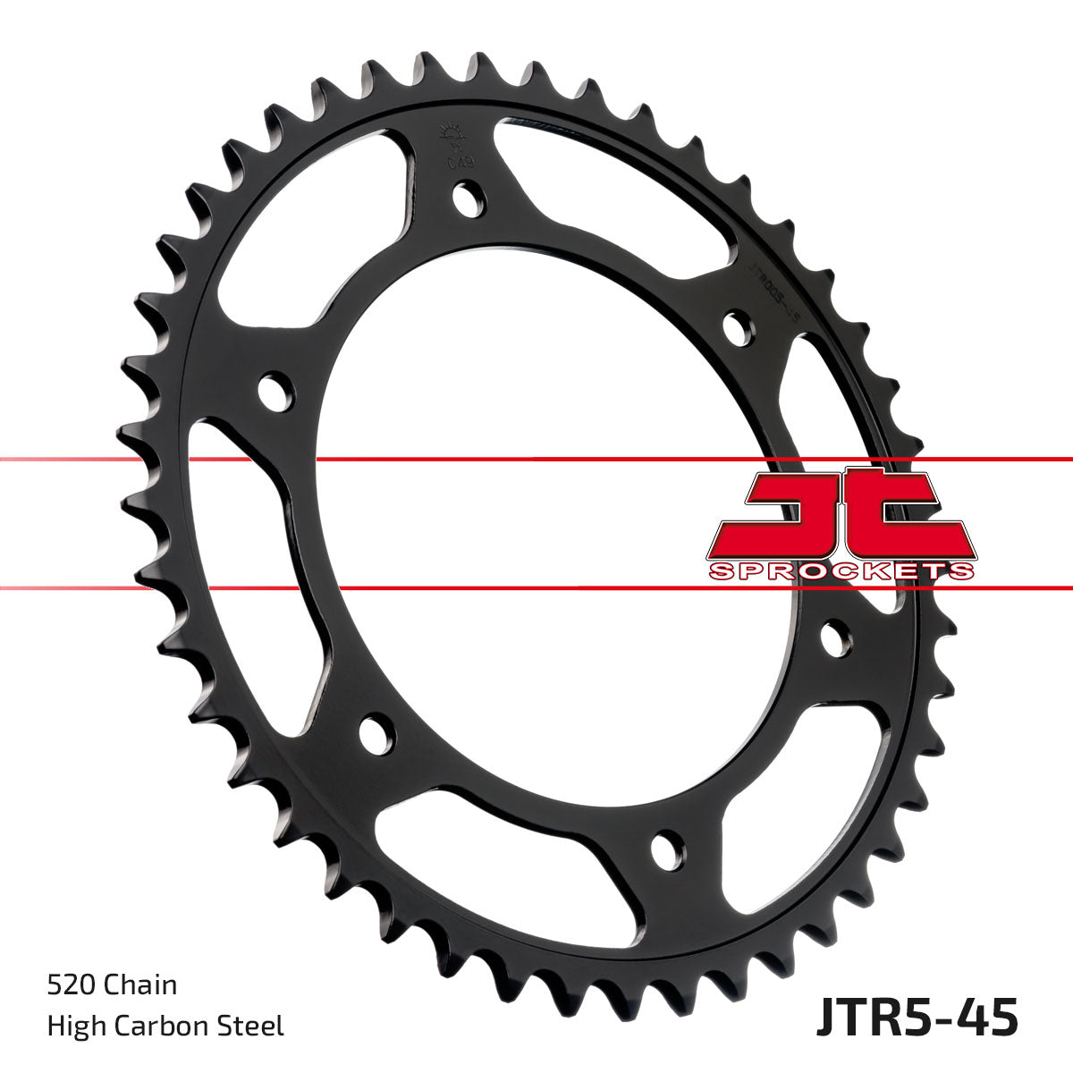 Rear Sprocket JTR5.45 Jt 520 Old No. SR005-45.S.JT