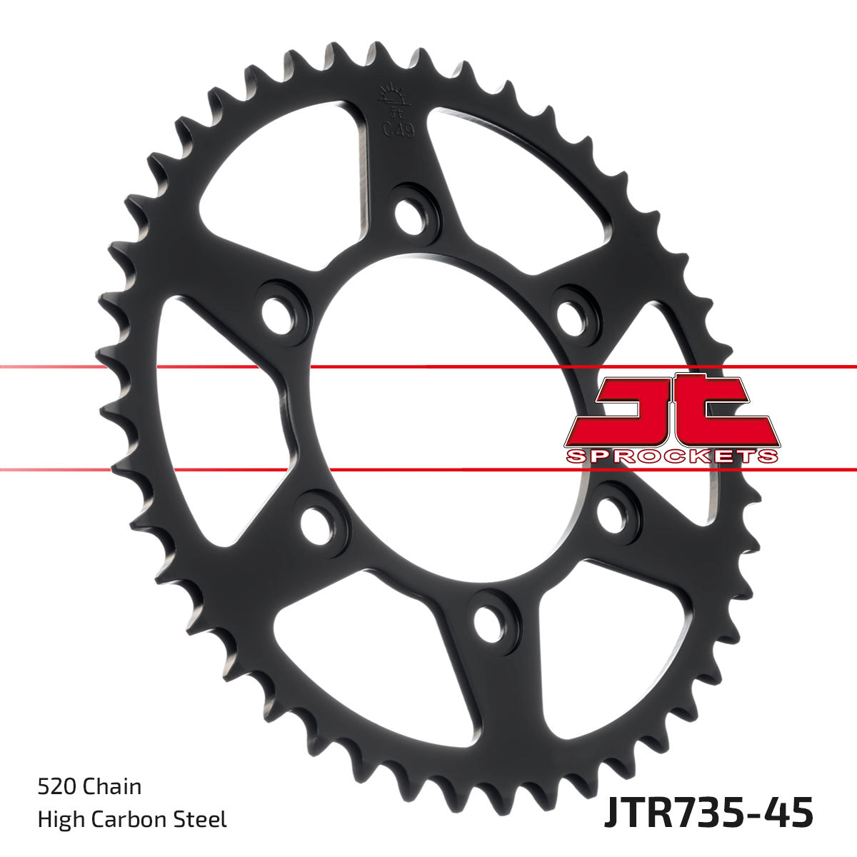 Rear Sprocket Steel JTR735.45