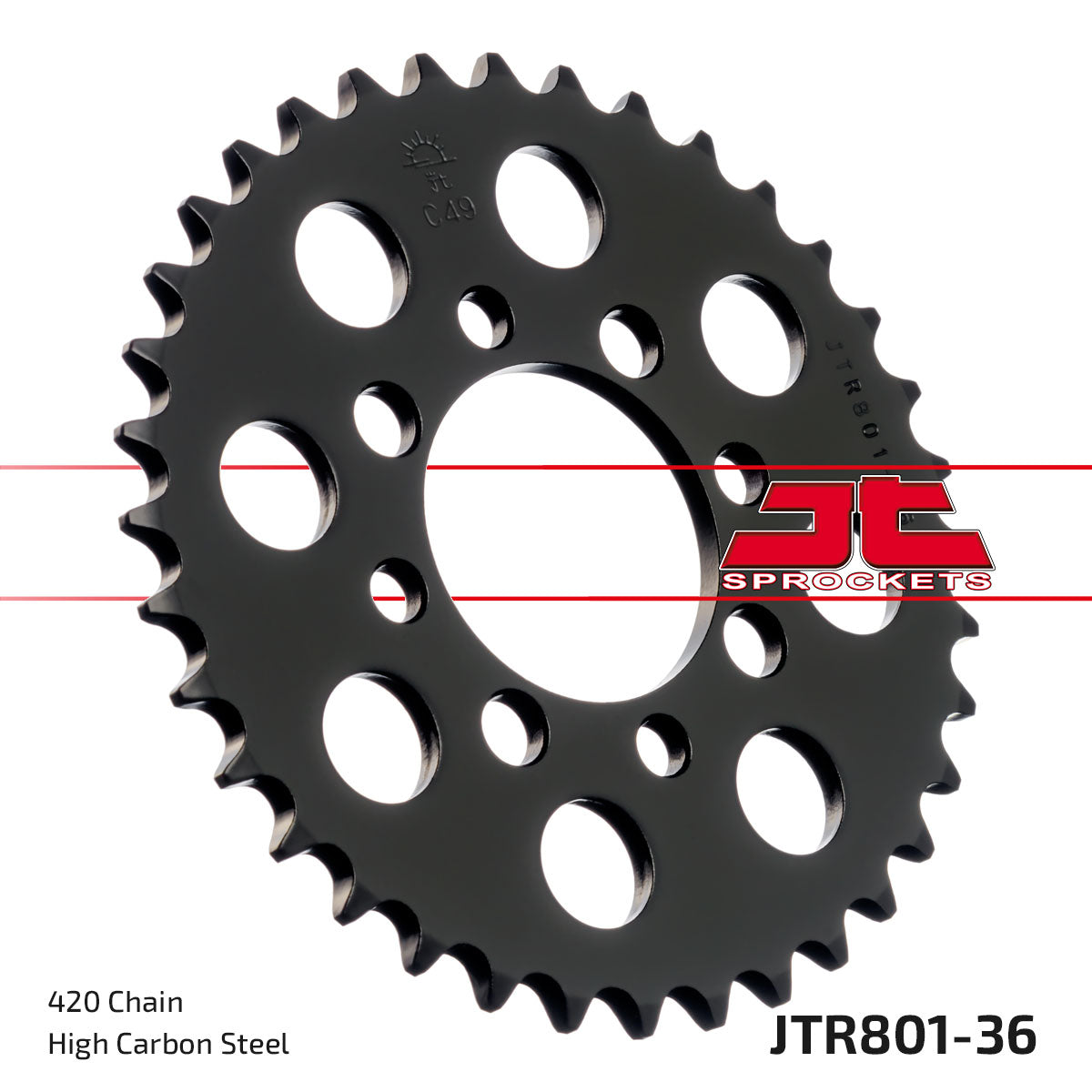 Rear Sprocket JTR801.36 Jt 420 Black