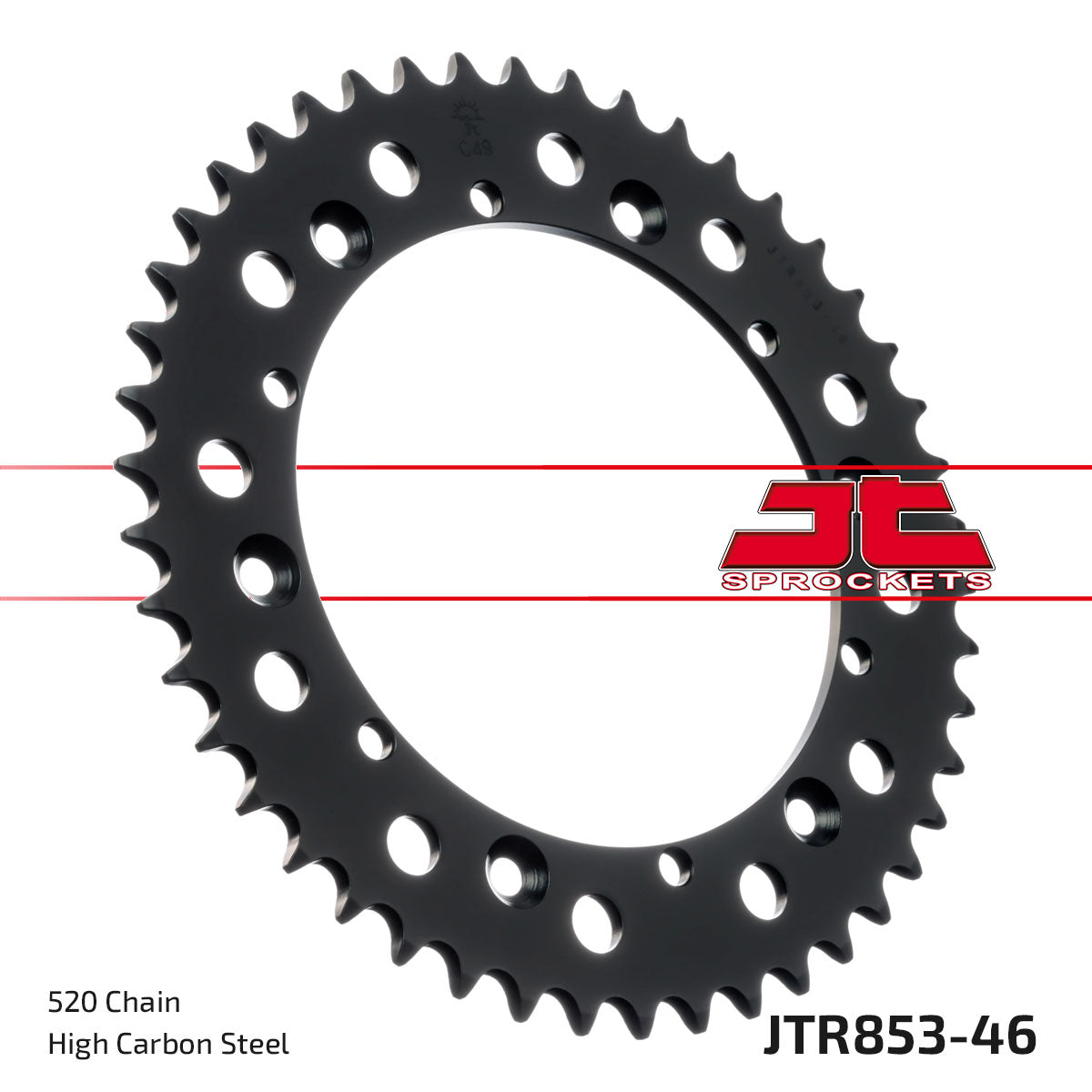 Rear Sprocket Steel JTR853.46 Black