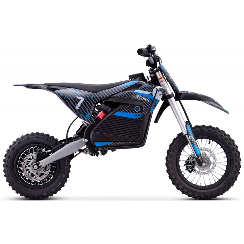Kids 1200W 48V Electric Dirt Bike Red