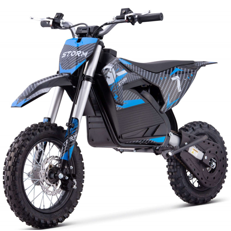 Kids 1200W 48V Electric Dirt Bike Red