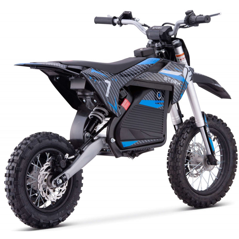 Kids 1200W 48V Electric Dirt Bike Red