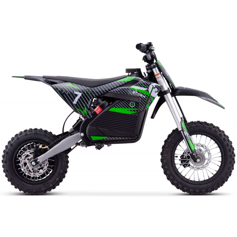 Kids 1200W 48V Electric Dirt Bike Red