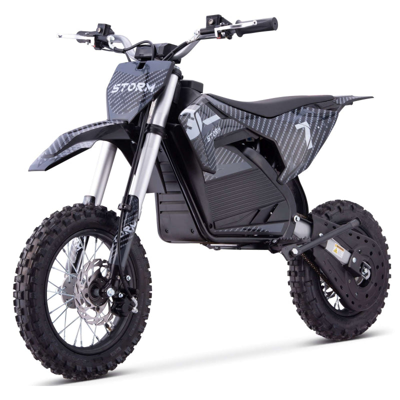 Kids 1200W 48V Electric Dirt Bike Red