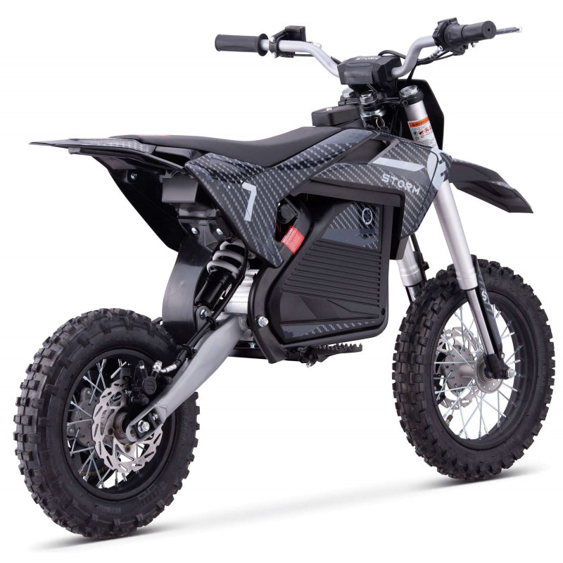 Kids 1200W 48V Electric Dirt Bike Red