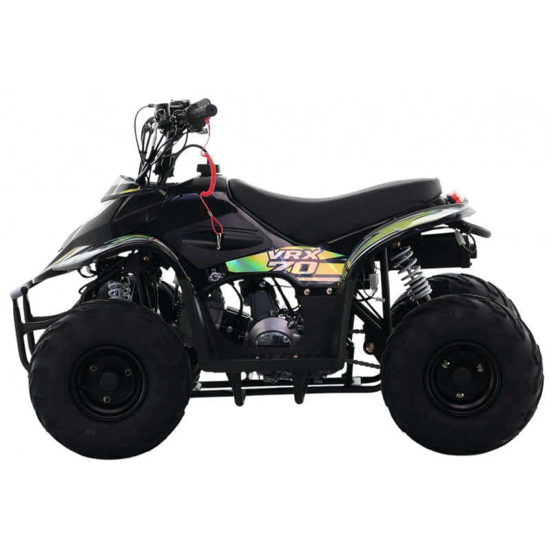 Kids 70cc Automatic VRX70 Quad Bike – Black