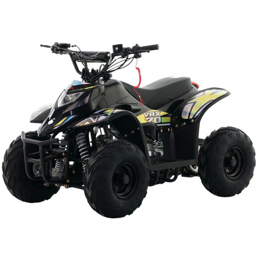 Kids 70cc Automatic VRX70 Quad Bike – Black