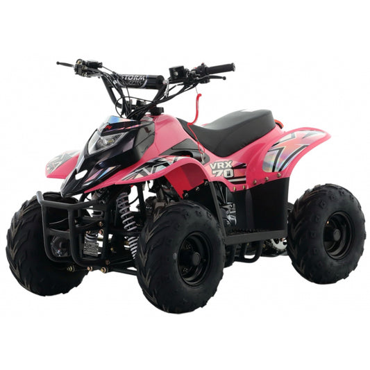 Kids 70cc Automatic VRX70 Quad Bike –Pink