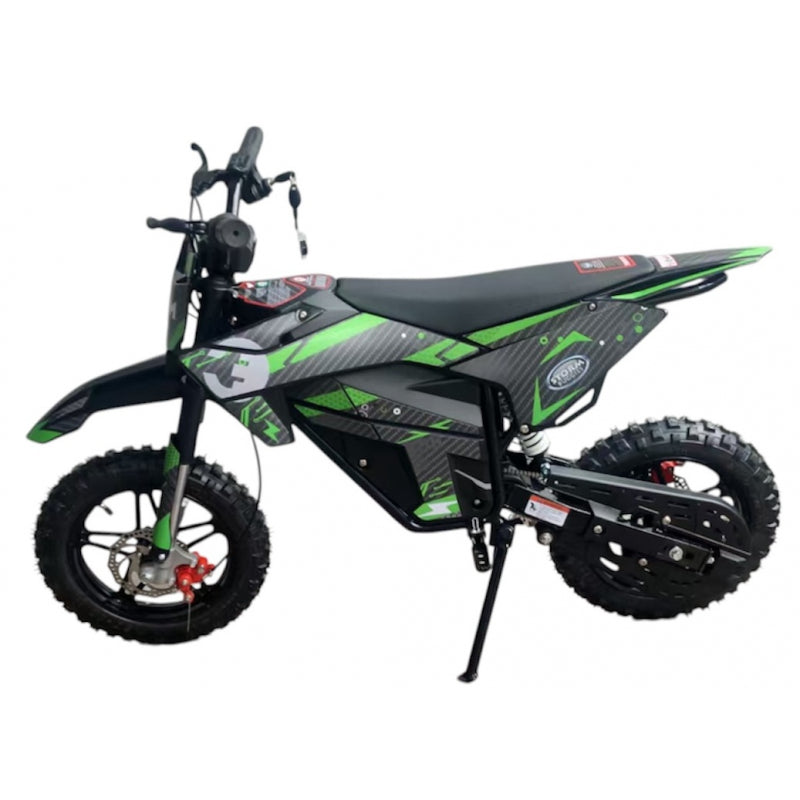 Kids 800W 36V Electric Dirt Bike Blue
