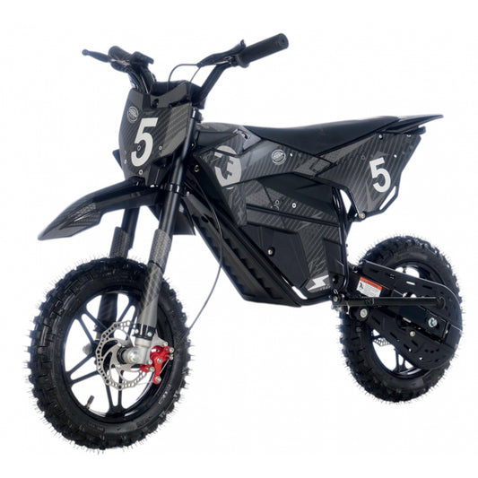 Kids 800W 36V Electric Dirt Bike Black