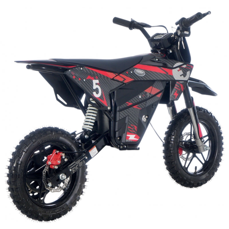 Kids 800W 36V Electric Dirt Bike Blue