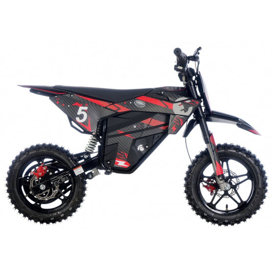 Kids 800W 36V Electric Dirt Bike Red