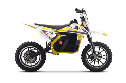 Mini KLF Pro 36V 800W Kids Electric Dirt Bike YELLOW