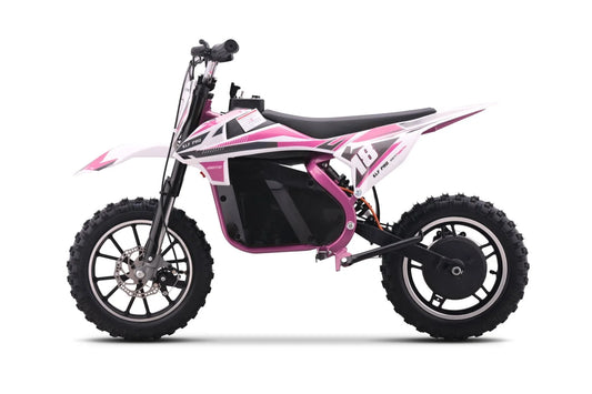 Mini KLF Pro 36V 800W Kids Electric Dirt Bike PINK