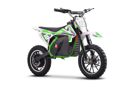 Mini KLF Pro 36V 800W Kids Electric Dirt Bike GREEN