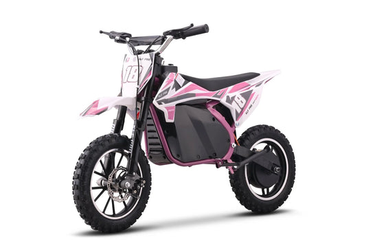 Mini KLF Pro 36V 800W Kids Electric Dirt Bike PINK