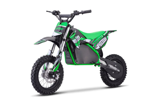 Neon Sparkz 48V 1200W Electric Dirt Bike 12/10 GREEN