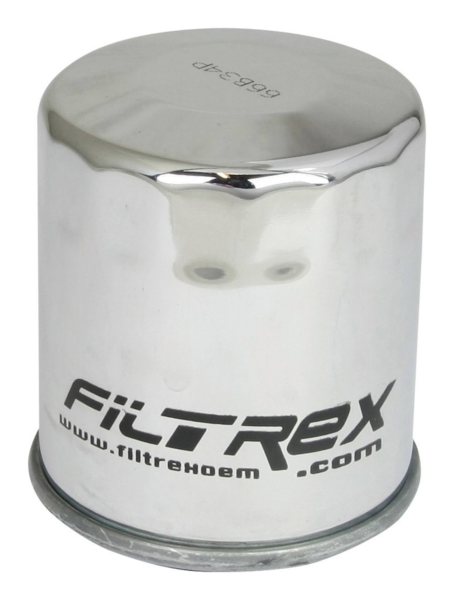 Filtrex Chrome Canister Oil Filter - #036