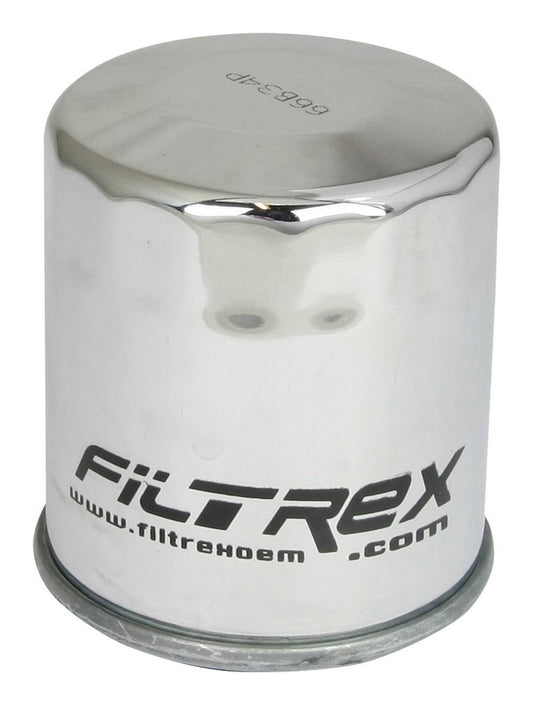 Filtrex Chrome Canister Oil Filter - #036