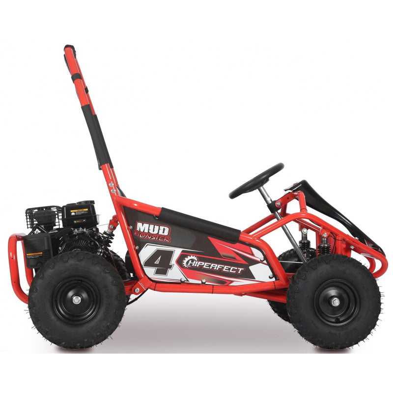 100cc Mud Monster Kids Petrol Go Kart Red