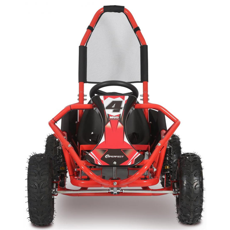 100cc Mud Monster Kids Petrol Go Kart Red