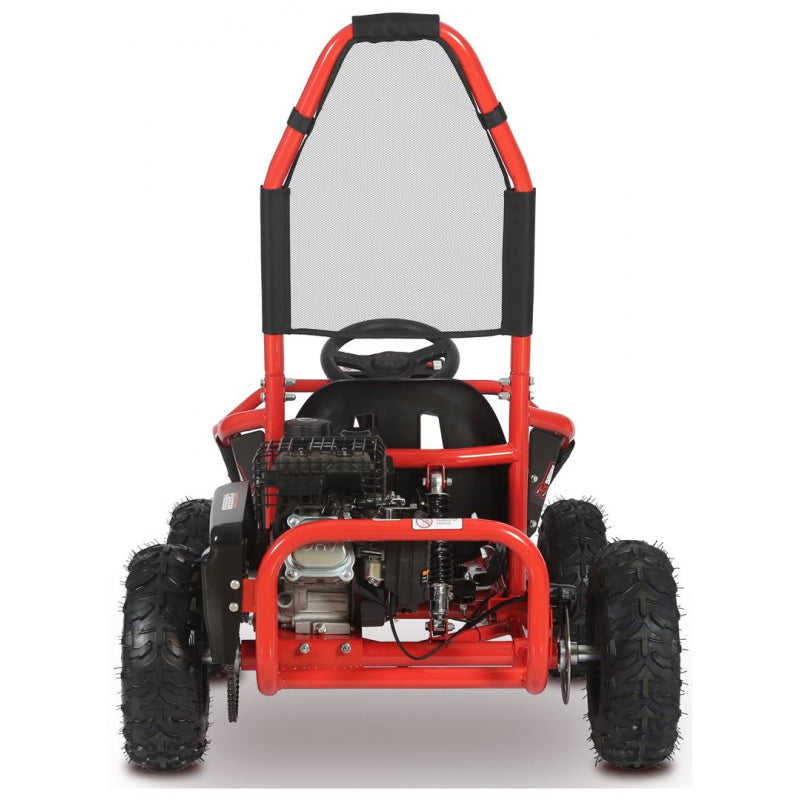 100cc Mud Monster Kids Petrol Go Kart Red