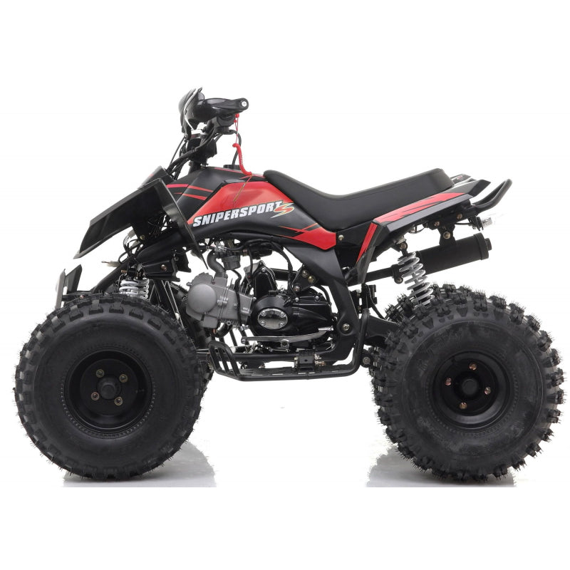 120cc Sniper Pro Quad Bike – Fully Automatic with Reverse Black