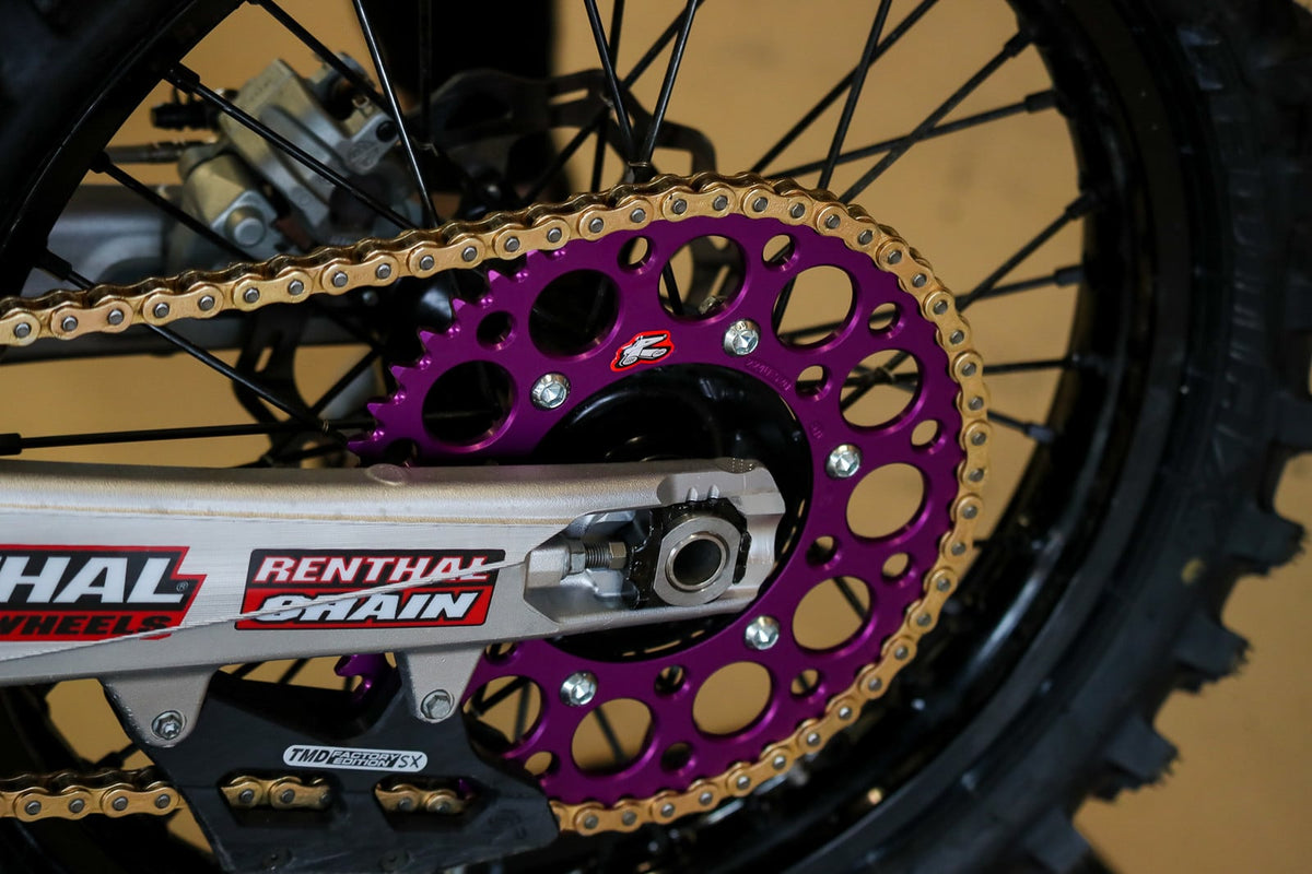 Rear Sprocket Alloy Renthal, Ultralite 112U-520-50GEPE Purple