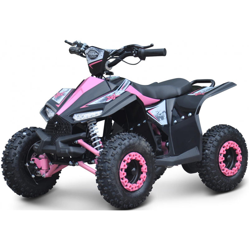 Renegade Ranger 1200W 48V 20Ah Electric Kids Quad Bike Pink