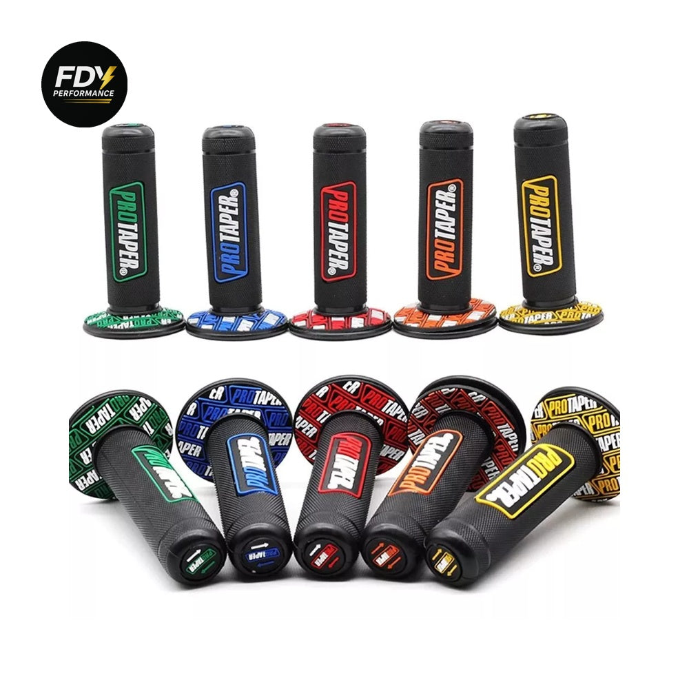 BLUE Pro Taper Handlebar Grips – Premium Universal 7/8”