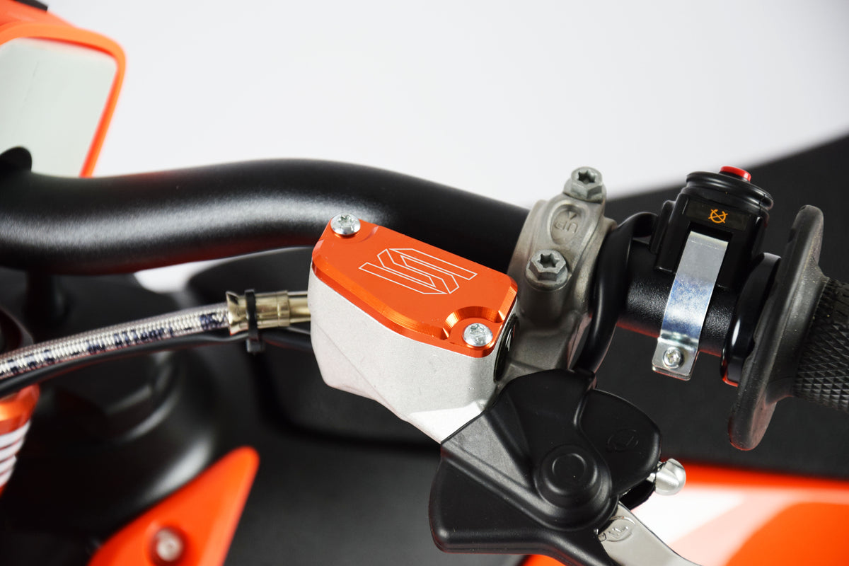 Scar Racing Clutch Master Cylinder Cover Orange 13-22 KTM Freeride 65 85 SX SCAR 5803