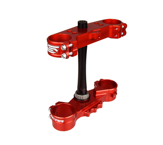 Scar Racing Triple Clamps 20 Red CRF, Offset 20mm SCAR S2417
