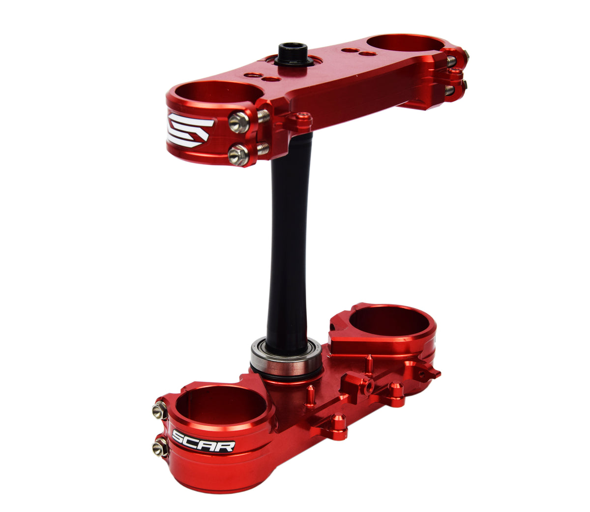 Scar Racing Triple Clamps Red CRF Offset 22mm SCAR S2420