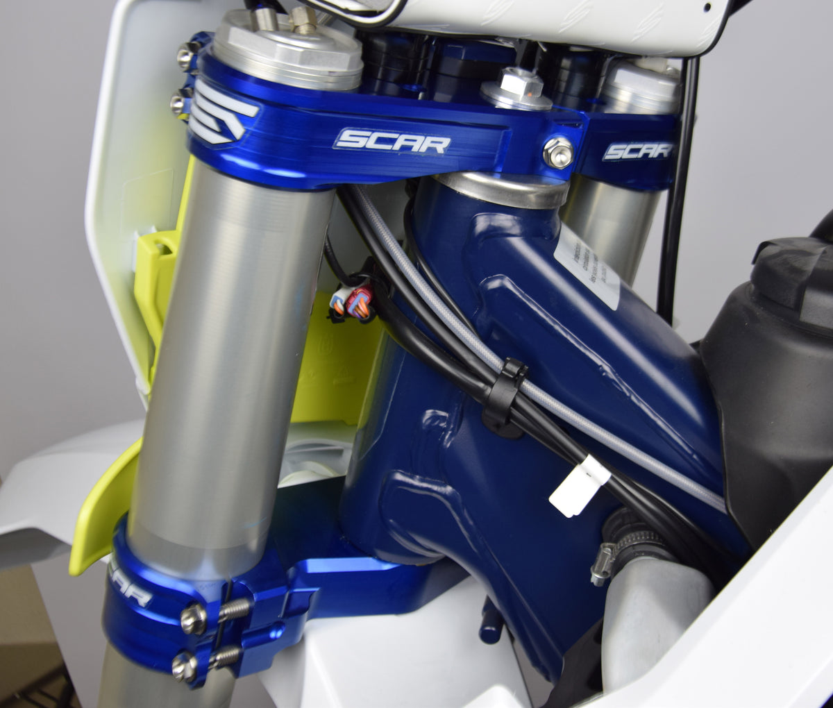 Scar Racing Triple Clamps Blue 13-23 Gasgas Husqvarna KTM Ec TC FC TE FE Tx Exc SX 125-501 22mm SCAR S5417B