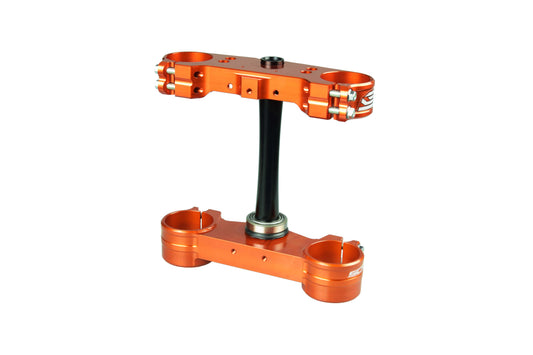 Scar Racing Triple Clamps Orange 23-26 KTM Husqvarna TC FC Tx Fx Exc SX Xc Offset 22mm SCAR S5418OR
