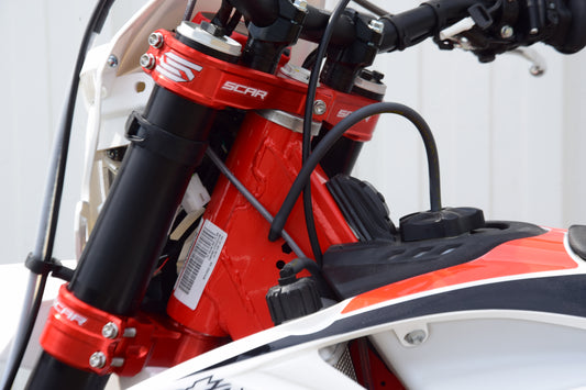 Scar Racing Triple Clamp Red 16-26 Beta Rr Race X-pro Rx 125 200 250 300 350 390 430 450 480 490 20mm SCAR S7410